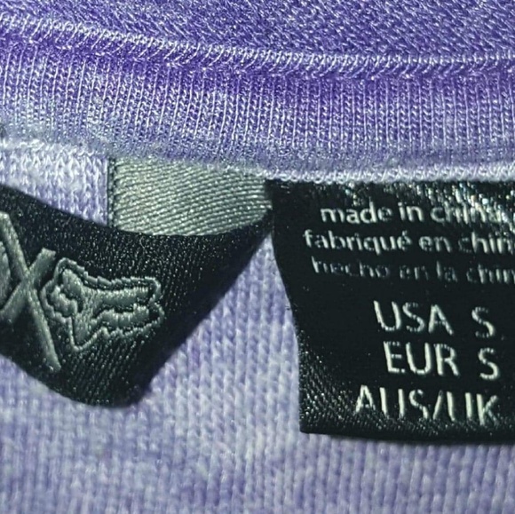 💜 FOX RIDERS RARE A+SOFT PURPLE VINTAGE PULLOVER - Picture 7 of 7